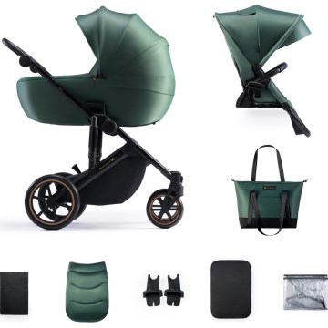 KINDERKRAFT - Combinatiekinderwagen 2in1 PRIME 2 groen