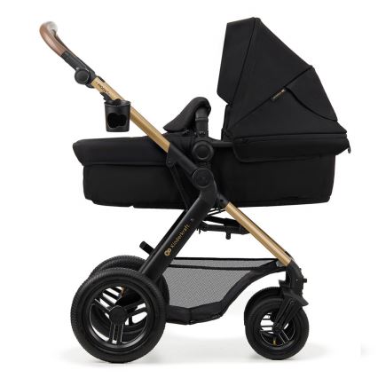 KINDERKRAFT - Combinatiekinderwagen 3in1 MOOV 2 AIR Pure zwart + autostoel MINK PRO