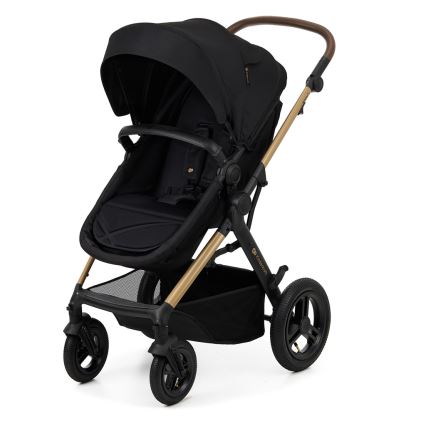 KINDERKRAFT - Combinatiekinderwagen 3in1 MOOV 2 AIR Pure zwart + autostoel MINK PRO