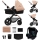 KINDERKRAFT - Combinatiekinderwagen 3in1 MOOV 2 AIR Sand beige + autostoel MINK PRO
