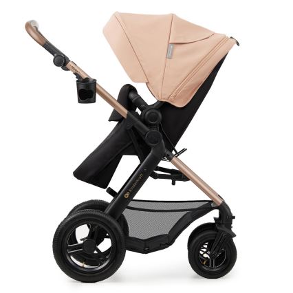 KINDERKRAFT - Combinatiekinderwagen 3in1 MOOV 2 AIR Sand beige + autostoel MINK PRO