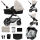KINDERKRAFT - Combinatiekinderwagen 3in1 MOOV 2 Moonlight grijs + autostoel MINK PRO