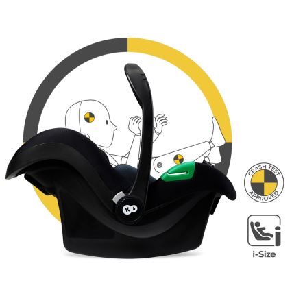 KINDERKRAFT - Combinatiekinderwagen 3in1 MOOV 2 Moonlight grijs + autostoel MINK PRO