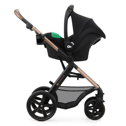 KINDERKRAFT - Combinatiekinderwagen 3in1 MOOV 2 Sand beige + autostoel MINK PRO