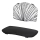 KINDERKRAFT - Coussin rembourré pour chaise haute ENOCK noir/blanc