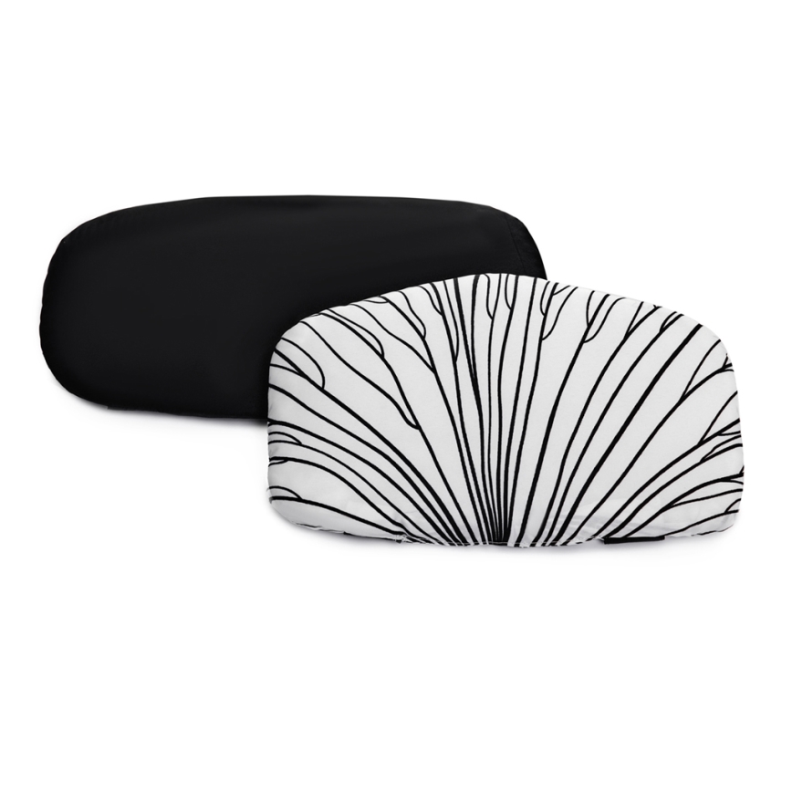 KINDERKRAFT - Coussin rembourré pour chaise haute ENOCK noir/blanc