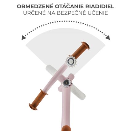 KINDERKRAFT - Draisienne FLY PLUS Powder rose