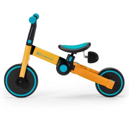 KINDERKRAFT - Draisienne pour enfant 3en1 4TRIKE jaune/turquoise