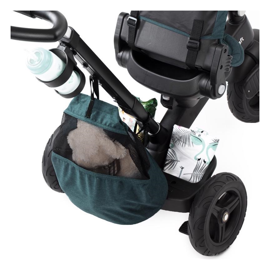 KINDERKRAFT - Driewieler voor Kinderen 5v1 EASYTWIST groen/zwart