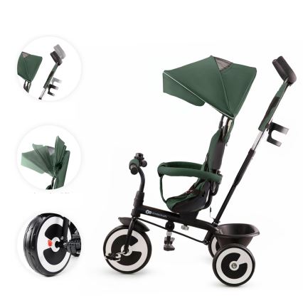 KINDERKRAFT - Driewieler voor kinderen ASTON Mystic groen