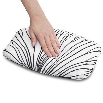 KINDERKRAFT - Gevoerde bekleding voor kinder-eetstoel ENOCK, zwart/wit