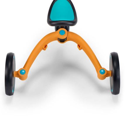 KINDERKRAFT - Kinder duwfiets 3in1 4TRIKE geel/turquoise