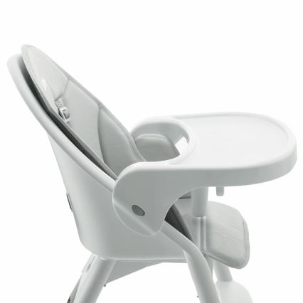KINDERKRAFT - Kinder eetstoel 2in1 DINNLY grijs