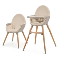 KINDERKRAFT - Kinder eetstoel 2v1 FINI2 beuken/beige