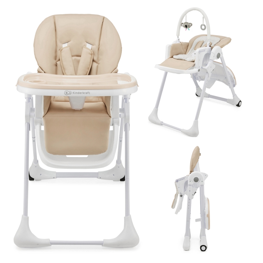 KINDERKRAFT - Kinder eetstoel TUMMIE beige