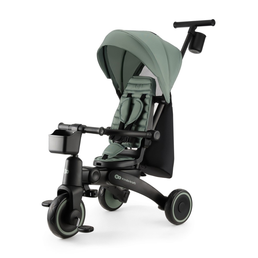 KINDERKRAFT - Kinderdriewieler 4-in-1 JAZZ 2 groen