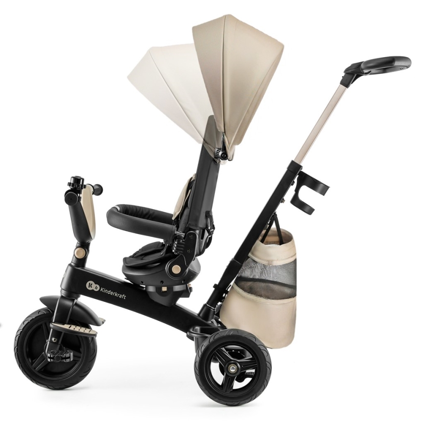 KINDERKRAFT - Kinderdriewieler 5-in-1 EASYTWIST beige
