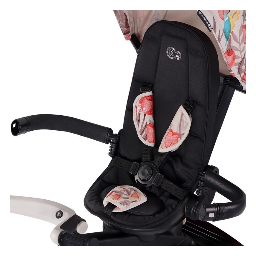 KINDERKRAFT - Kinderdriewieler 5in1 EASYTWIST beige/zwart