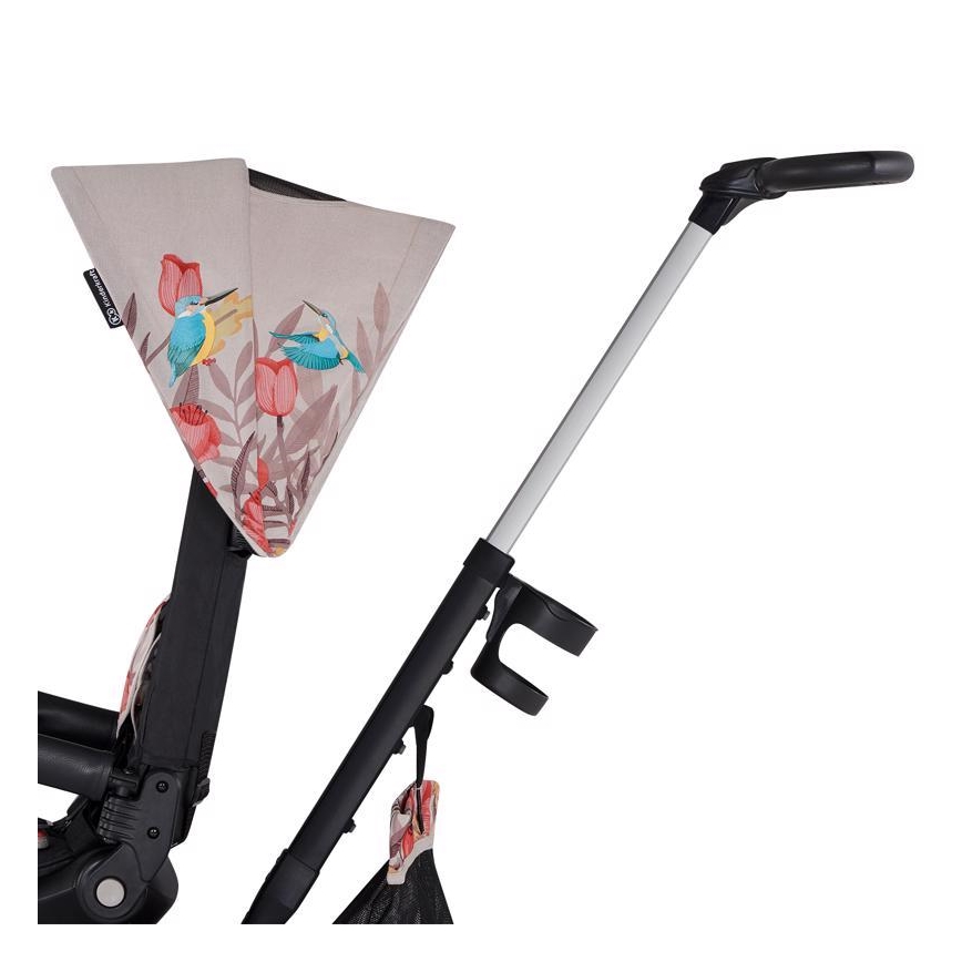 KINDERKRAFT - Kinderdriewieler 5in1 EASYTWIST beige/zwart