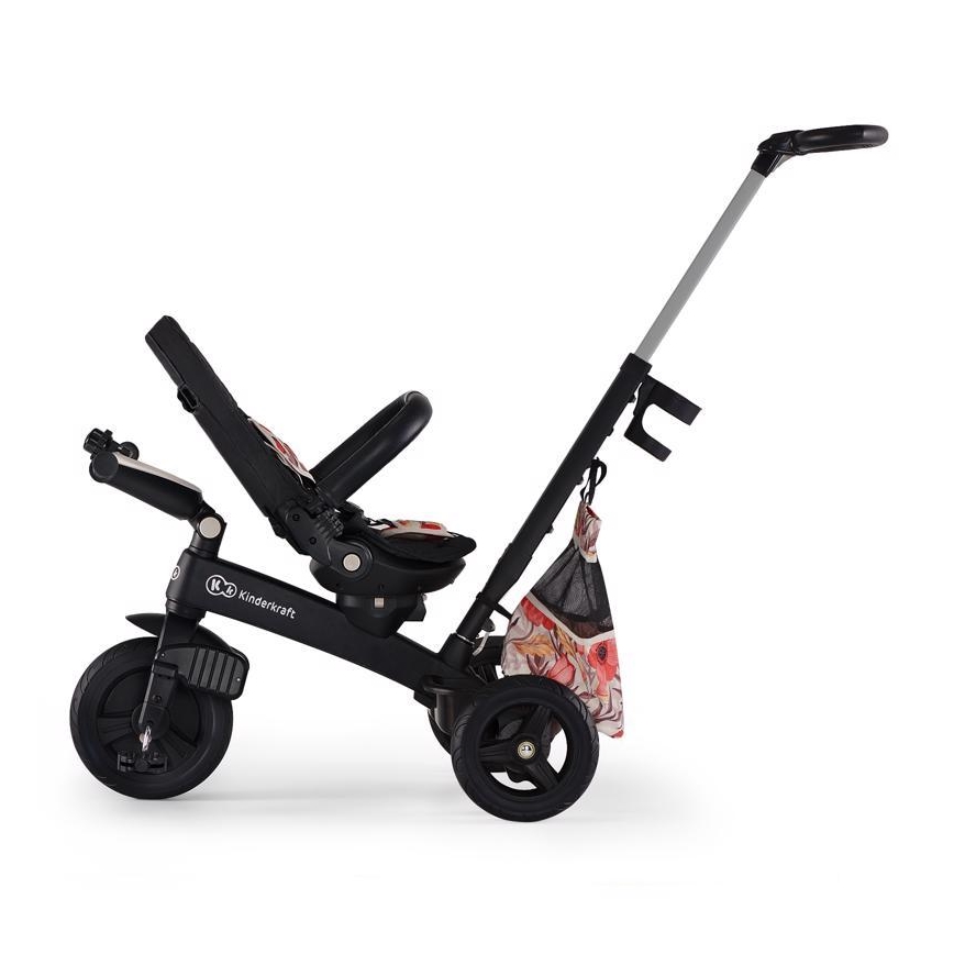 KINDERKRAFT - Kinderdriewieler 5in1 EASYTWIST beige/zwart