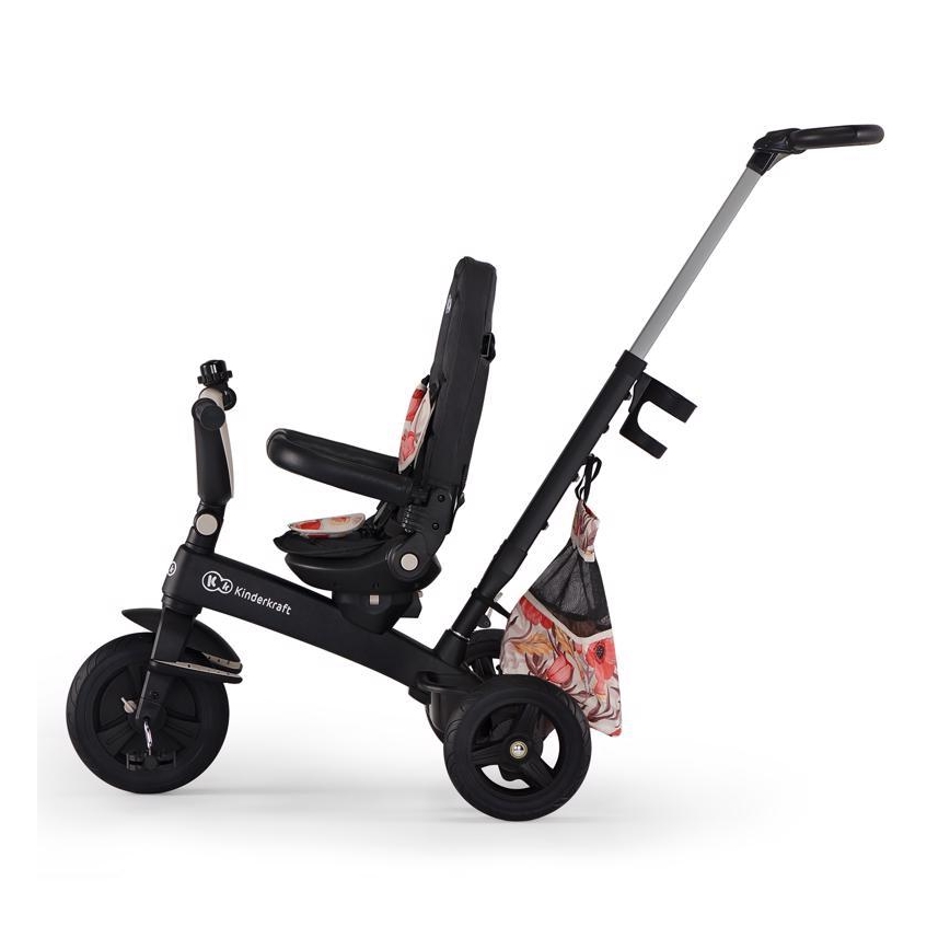 KINDERKRAFT - Kinderdriewieler 5in1 EASYTWIST beige/zwart