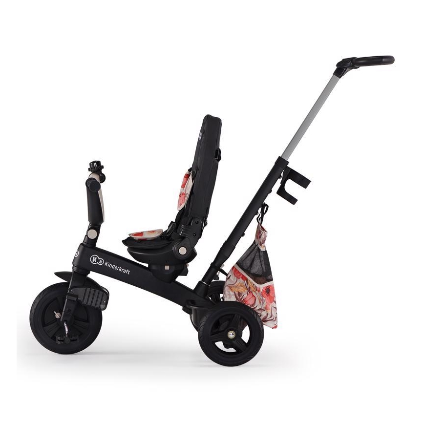 KINDERKRAFT - Kinderdriewieler 5in1 EASYTWIST beige/zwart