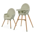 KINDERKRAFT - Kinderstoel 2-in-1 FINI2 beuken/groen