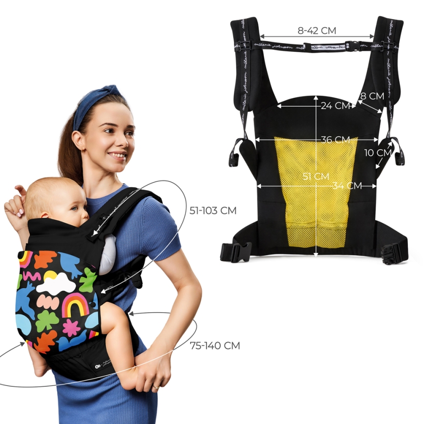 KINDERKRAFT - Kinderwagen HUGGY Happy shapes