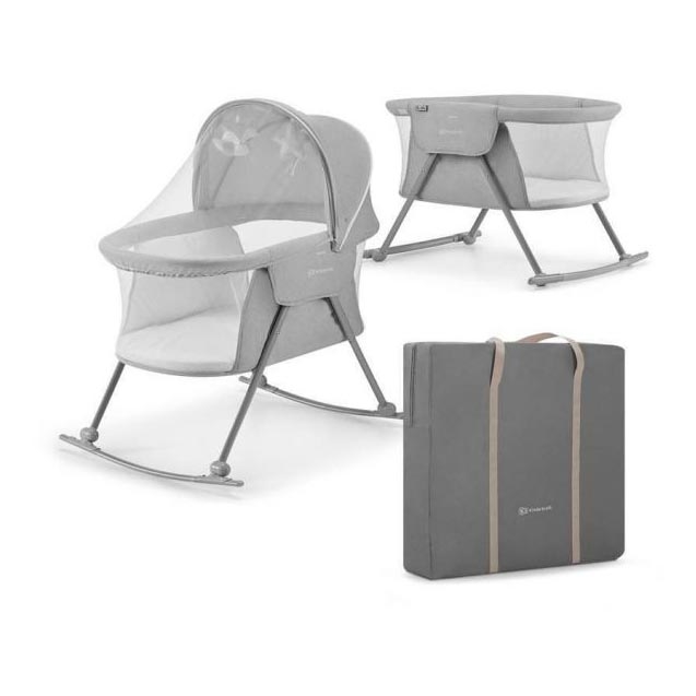 KINDERKRAFT - Lit bébé 3en1 LOVI gris