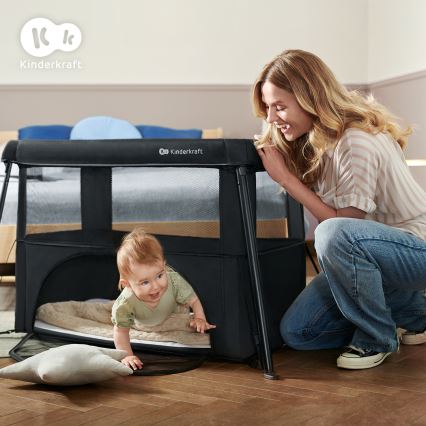 KINDERKRAFT - Lit de voyage CAMI noir