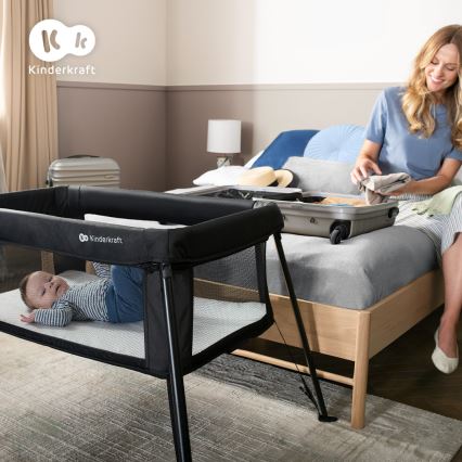 KINDERKRAFT - Lit de voyage CAMI noir