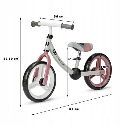 KINDERKRAFT - Loopfiets 2WAY oranje