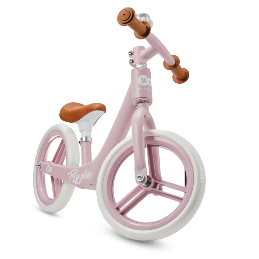 KINDERKRAFT - Loopfiets FLY PLUS Powder roze
