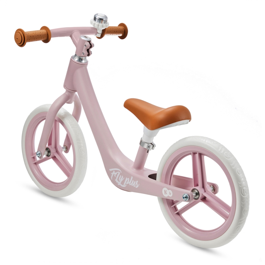 KINDERKRAFT - Loopfiets FLY PLUS Powder roze