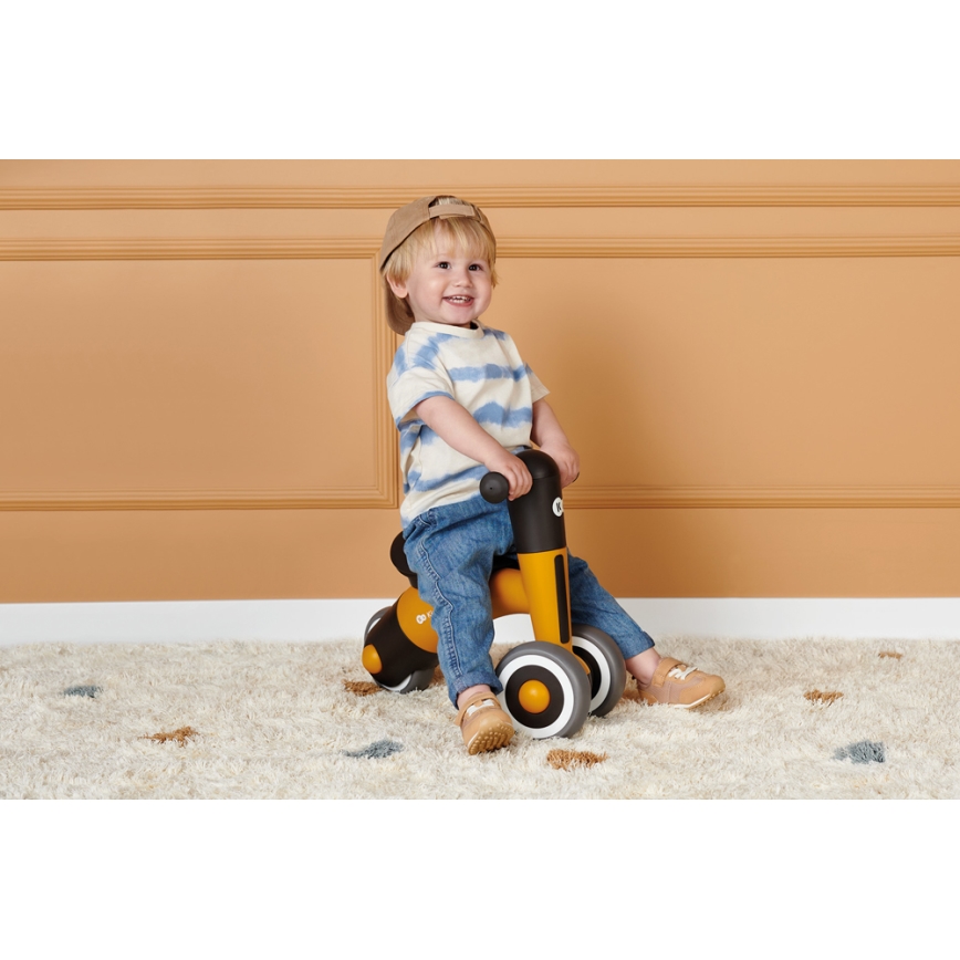 KINDERKRAFT - Loopfiets MINIBI Premium oranje/grijs
