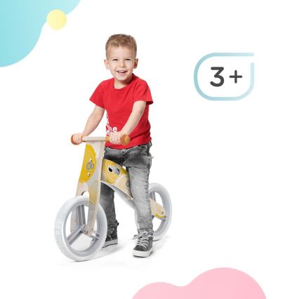 KINDERKRAFT - Loopfiets RUNNER geel