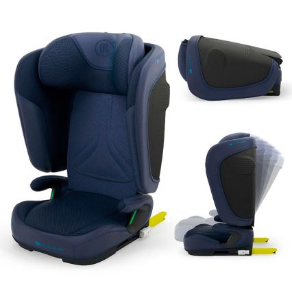 KINDERKRAFT - Opvouwbare autostoel UNITY 2 i-Size 100-150 cm donkerblauw