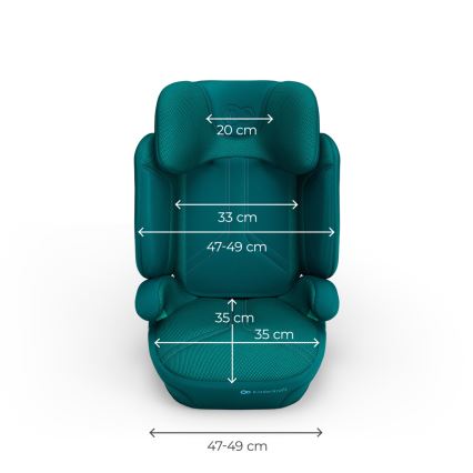 KINDERKRAFT - Opvouwbare autostoel XPAND 2 PRO 100-150 cm turquoise