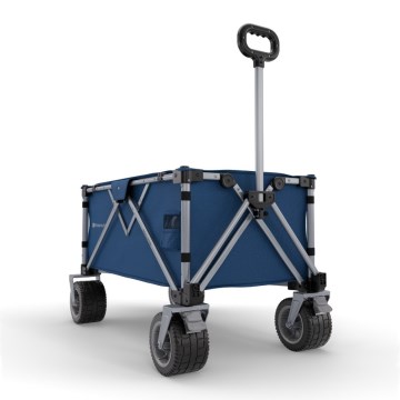KINDERKRAFT - Opvouwbare transportwagen WAGON ROLLSTER, blauw