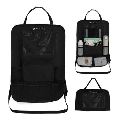 KINDERKRAFT - Organizer voor in de auto, zwart