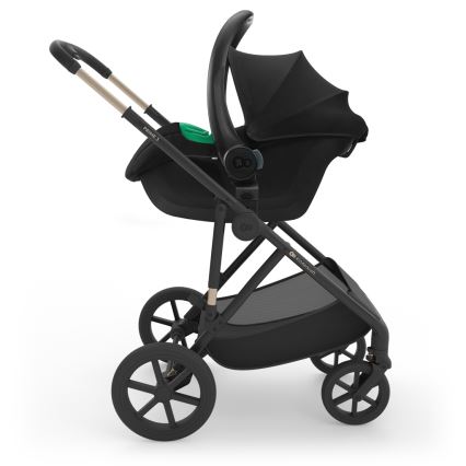 KINDERKRAFT - Poussette combinée 3-en-1 PRIME 3 Venezian Noir
