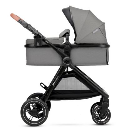 KINDERKRAFT - Poussette combinée 3en1 ESME Moonlight gris + siège auto MINK PRO