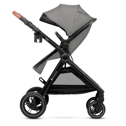 KINDERKRAFT - Poussette combinée 3en1 ESME Moonlight gris + siège auto MINK PRO