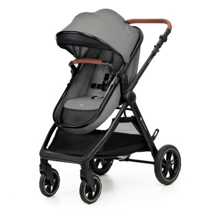 KINDERKRAFT - Poussette combinée 3en1 ESME Moonlight gris + siège auto MINK PRO