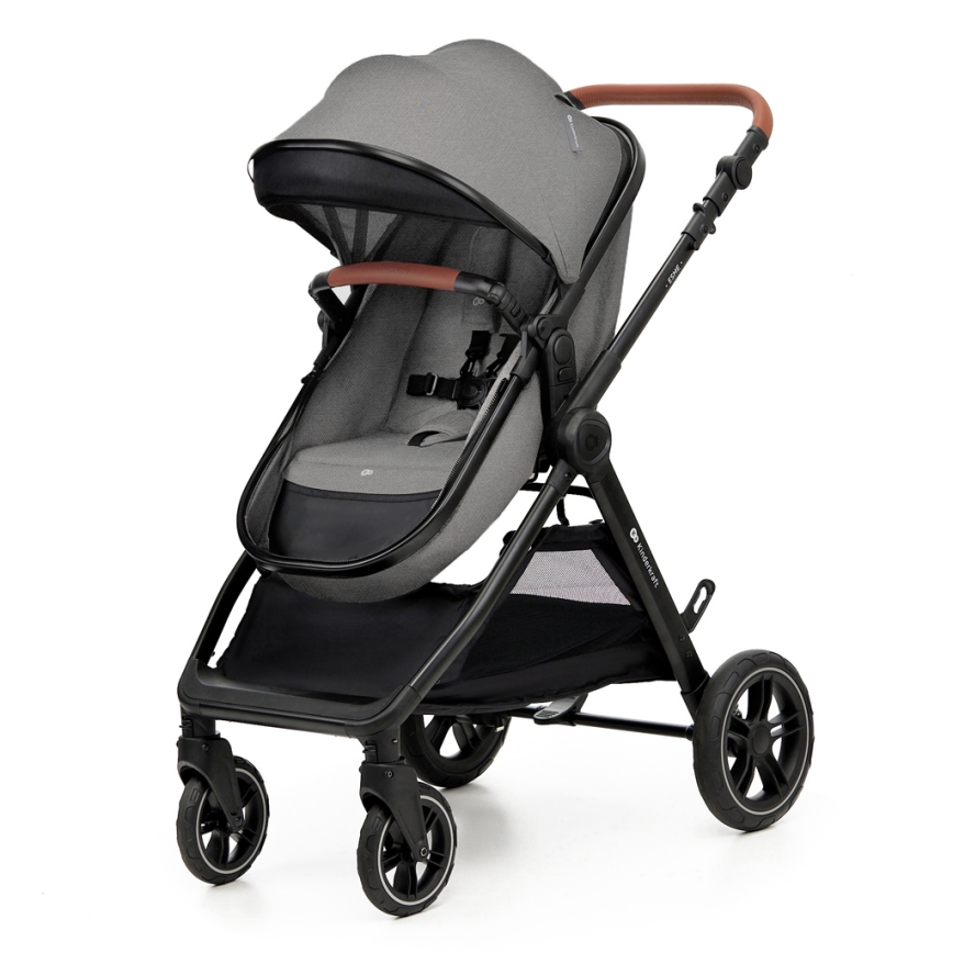 KINDERKRAFT - Poussette combinée 3en1 ESME Moonlight gris + siège auto MINK PRO