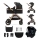 KINDERKRAFT - Poussette combinée 3en1 ESME Pure noir + siège auto MINK PRO