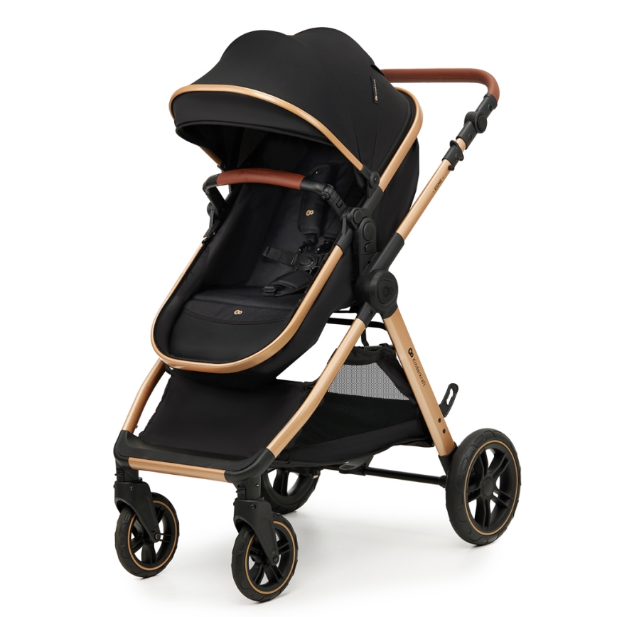 KINDERKRAFT - Poussette combinée 3en1 ESME Pure noir + siège auto MINK PRO