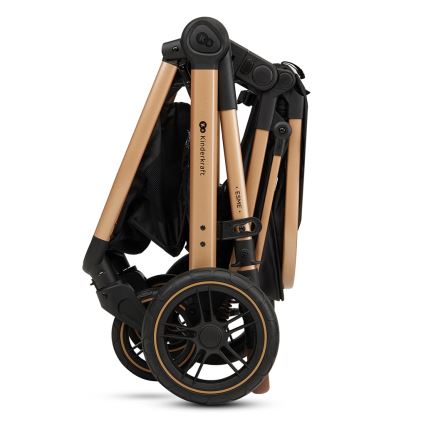 KINDERKRAFT - Poussette combinée 3en1 ESME Pure noir + siège auto MINK PRO