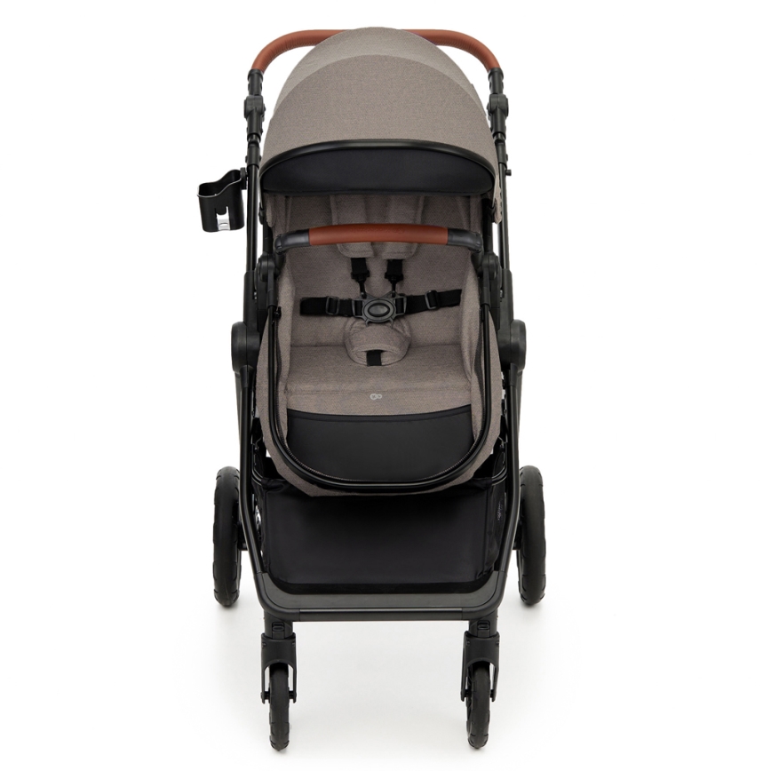 KINDERKRAFT - Poussette combinée 3en1 ESME Sand beige + siège auto MINK PRO
