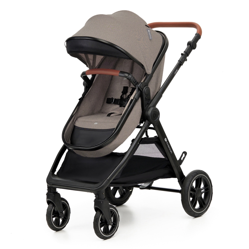 KINDERKRAFT - Poussette combinée 3en1 ESME Sand beige + siège auto MINK PRO
